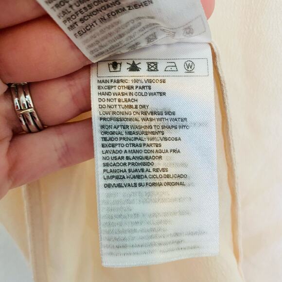 BA&SH Fani Top Cream Open Back Ruffle‎ Small - Picture 8 of 9